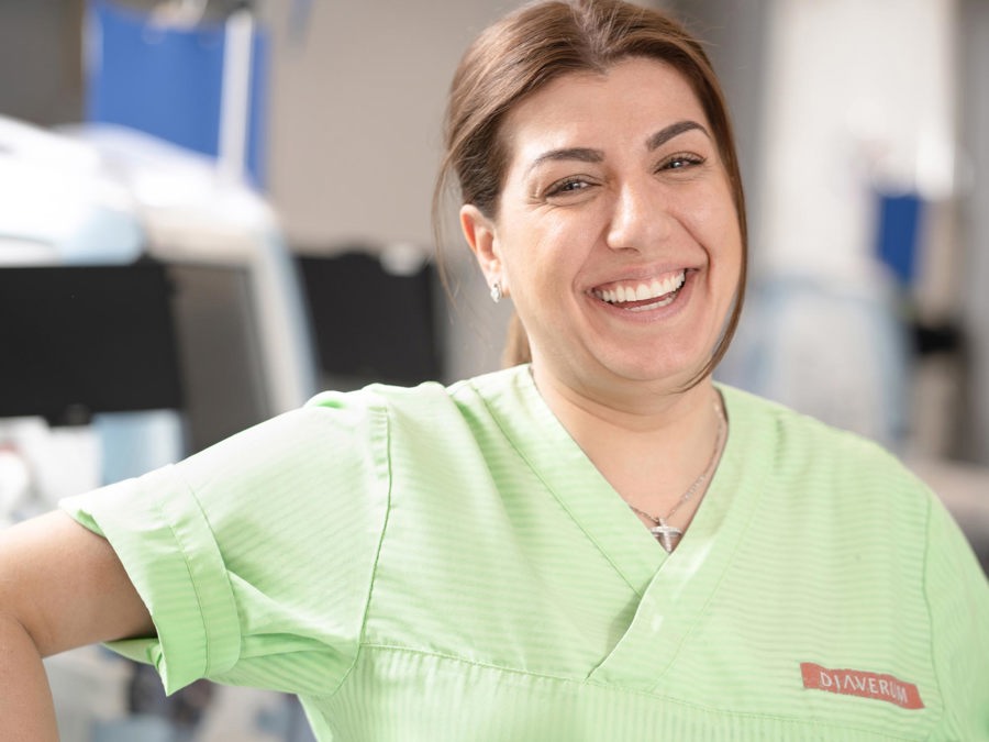 Confident female healthcare professional