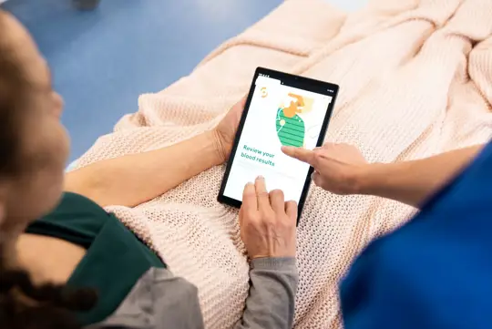 Empowering patients through our d.CARE app
