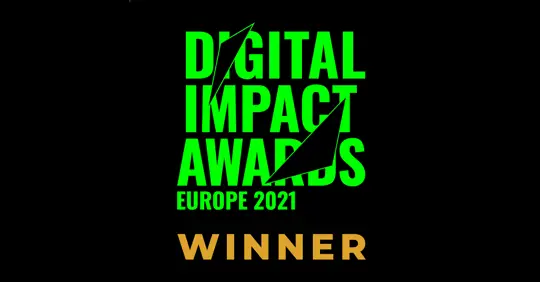 Diaverum corporate website awarded Gold at the Digital Impact Awards 2021