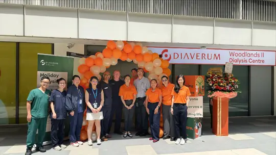 Celebrating the opening of Diaverum Woodlands II Dialysis Centre